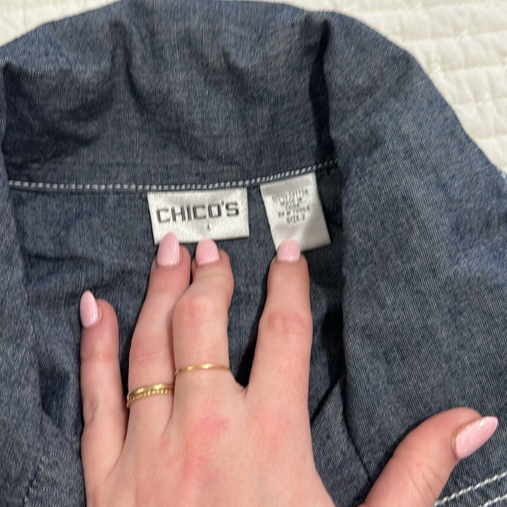 Chicos Jean Jacket - image 3